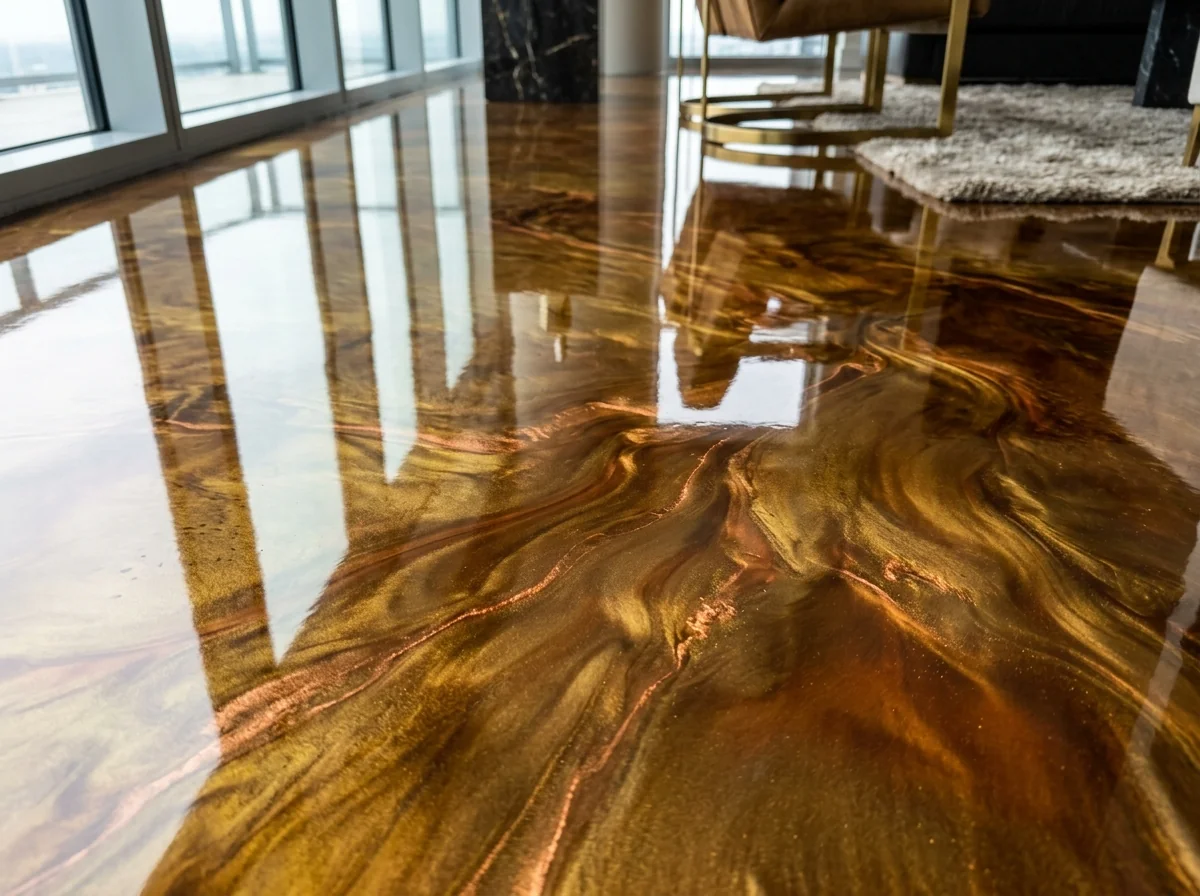 Metallic Epoxy Flooring Charlotte NC